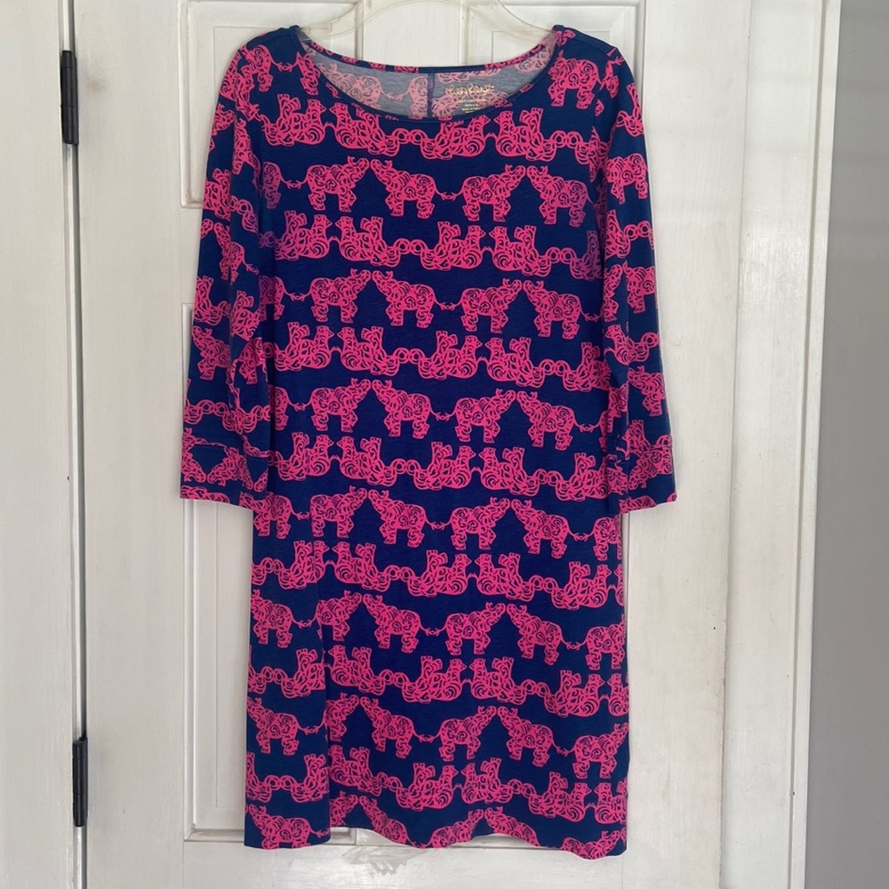 Lilly Pulitzer pack my trunk Pima cotton dress